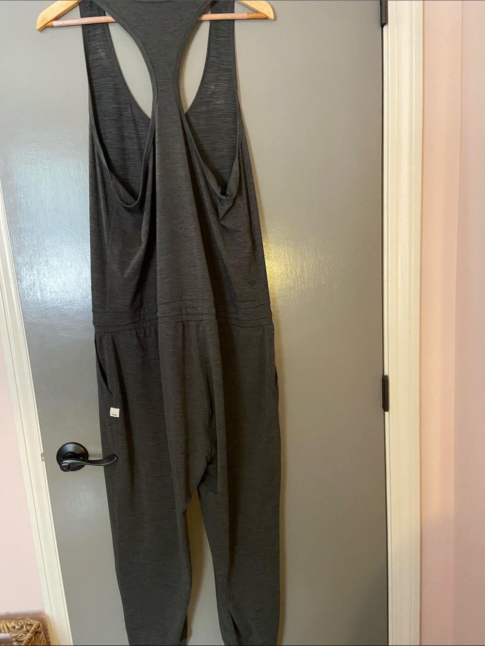 Vuori Charcoal Gray Everyday Jumpsuit, Size XL - Picture 4 of 4
